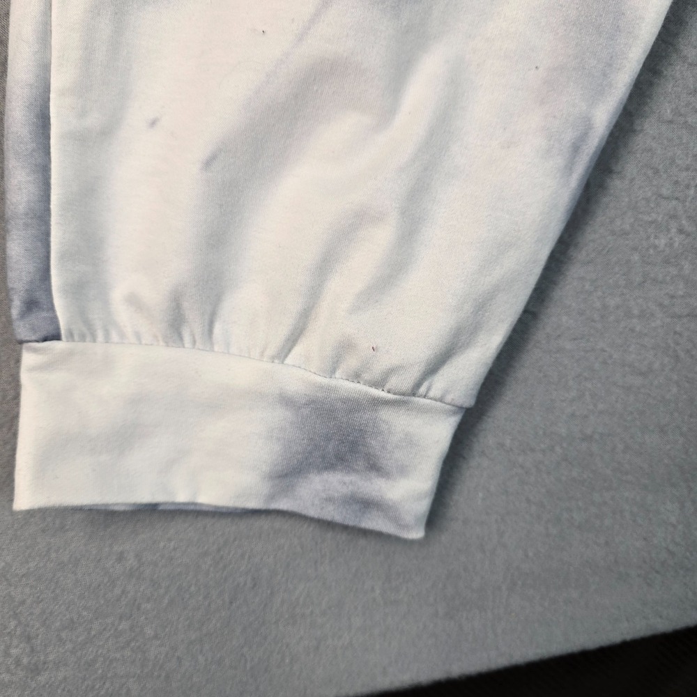 Tie Dye Jogger Pants Size L Blue White Lounge Sweatpants Elastic Waist Pocets - Picture 10 of 10